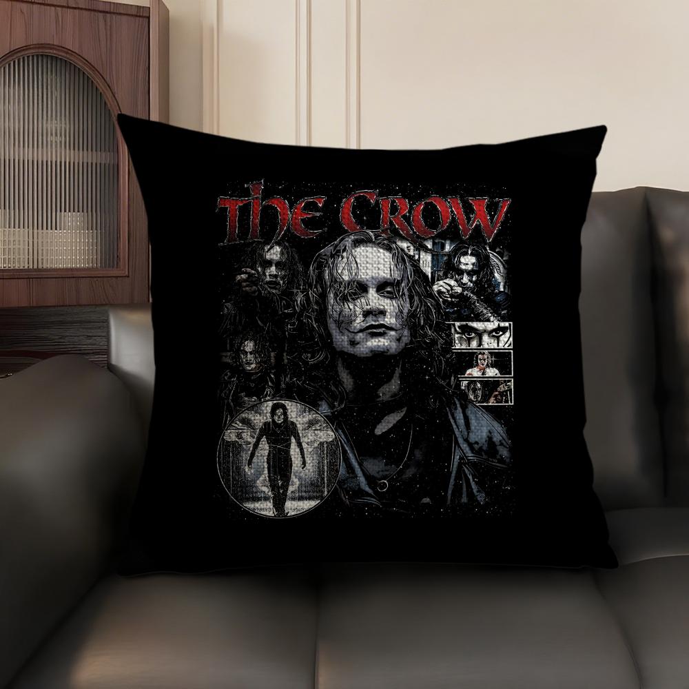 Т-The C-Crow Чехол для подушки 'Кино' Натуральный Лен Органическая Ткань Двусторонний Принт Диван Домашний Декор Подарок Наволочка