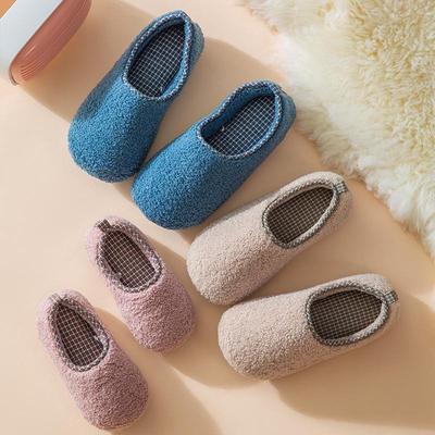 Зимние нескользящие хлопковые туфли для дома, водонепроницаемые - Бесшумные, с утолщенной пяткой, для мужчин и женщин
