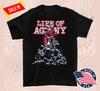 LIFE OF AGONY Группа RISE OF THE UNDERGROUND Взрослая футболка KN489 Унисекс футболка
