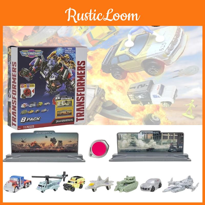 Hasbro Micromachines Трансформеры Бамблби Игрушечная Модель Машинки Для Детей Набор из 8 Машинок