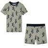Light Khaki Short-sleeved Pyjamas for Children 92/104/116/128/140