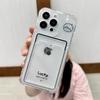 Чехол для iPhone 'Счастливая пара': Совместимо с iPhone 11, 12 Pro, 13, 16 Pro Max и 17 Pro. Прочная защита от падений для него и для нее.