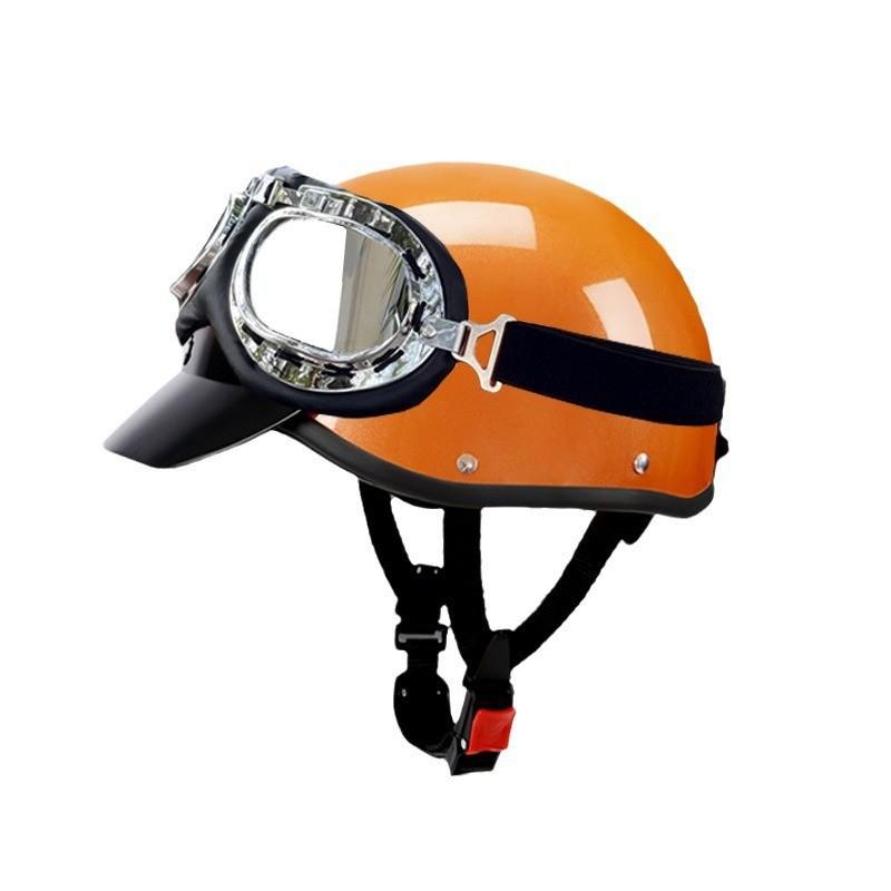 Шлем для электромобиля Harley ретро мотоциклетный шлем летний дышащий мужской и женский полушлем