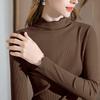 Bottom Shirt Women's Semi-turtleneck New Women's Clothing Age-reducing Autumn and Winter Inner Waist Top