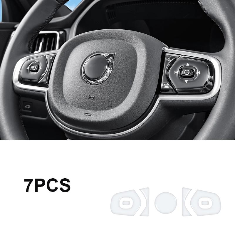 For Volvo XC60 XC90 S60 S90 V60 V90 steering wheel adhesive button stickers for interior decoration