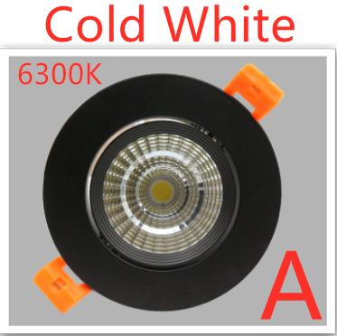LED Downlight Dimmable Lamp iling  3w 5w 7W 12w 15w 20w  30w 40w Cob Led Spot 220V/110V iling Ressed round panel light