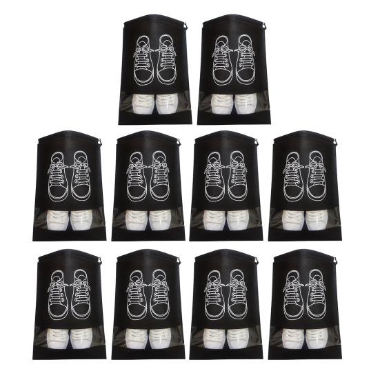10 шт. дорожная сумка для хранения обуви набор дышащий дизайн сапоги обувь сумка на шнурке многофункциональный органайзер