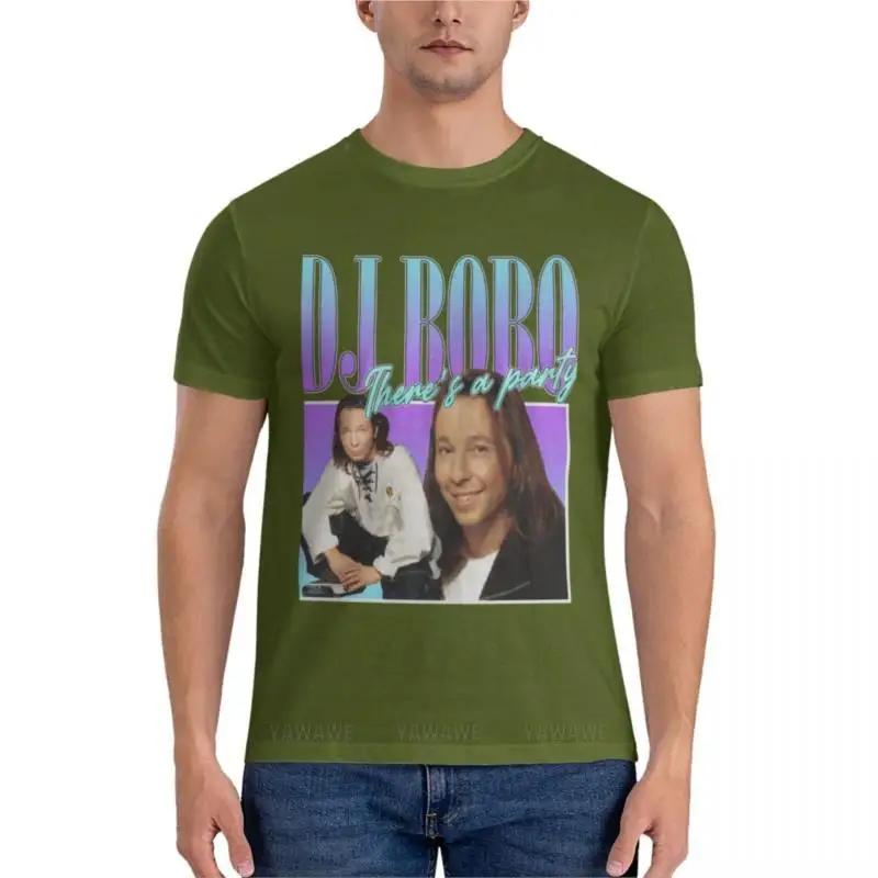 DJ Bobo 90s Style Eurodance Classic Essential T-Shirt Oversized T Shirt Tops Brand T-shirt Men Cotton Teeshirt
