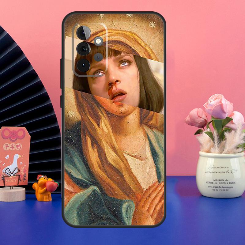 Чехол Pulp Fiction для Samsung Galaxy A54 A34 A24 A14 A73 A53 A33 A23 A13 A52 A32 A22 A12 A51 A71