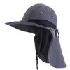 Exclusive for hats, summer outdoor sunscreen hats, men's big-brimmed visors, sun hats, neck protection fishing capes