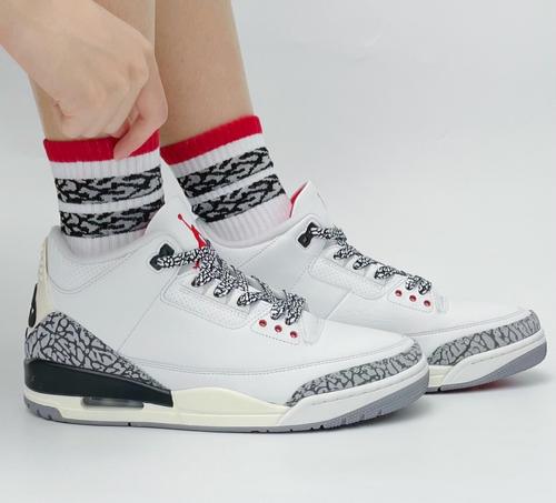 Air Jordan 3 Retro Mid Белый Цемент Reimagined Jordan 3 AJ3 DM0967-100