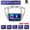 Автомобильный мультимедийный плеер Android 2 Din для Toyota Highlander 2000-2007, головное устройство, стерео Carplay, GPS-навигация, BT, WIFI, 1 + 16 ГБ
