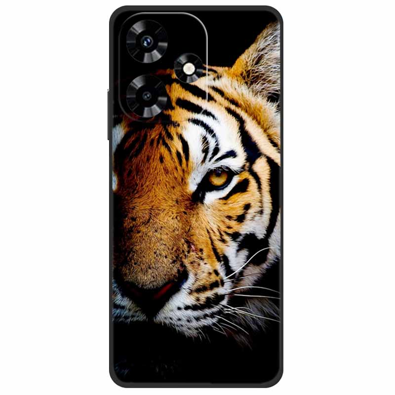 Для Infinix Hot 30i NFC Чехол X669D Силиконовый Волк Лев TPU Мягкий Fundas Для Infinix Hot 30i X669C Hot30i 2023 Защитный Черный Capa