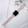 Цветочный гравированный ремешок для Apple Watch Ultra 2 Ремешок 49 мм 41 мм 40 мм 44 мм 45 мм 46 мм Силиконовый браслет iWatch Серии 10 SE 9 8 7 6 3