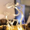 Christmas Lights Polaris Star Hanging Ornament LED Lights 3 AAA Battery Operated for Xmas Party Bedroom Winter New Year Outdoor Decor
