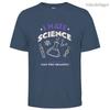 Mens Cotton I Hate Science Graphic T Shirt Street Casual Style Tee for Men and Women