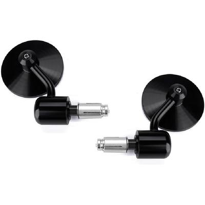 Кастомные мотоциклетные CNC зеркала заднего вида на руль, 3" круглые, 7/8" 22 мм, совместимые с Honda Yamaha Suzuki Kawasaki Aprilia Derbi Ducati