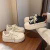 Little White Shoes Spring/Summer New Edition Sponge Cake Bottom Board Shoes Lightweight Casual Shoes for Women