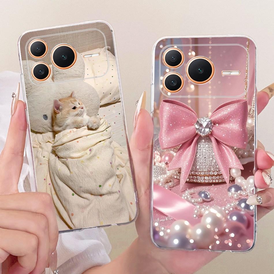 For Honor Power 2 / Power 5G 2026 Cute Flower Butterfly Cat Painted Case For Honor Power Power2 Soft Silicone TPU Phone Cases