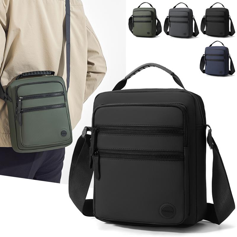 Мужская Оксфордская Сумка Через Плечо Многокарманная Повседневная Наплечная Сумка для Путешествий Работы