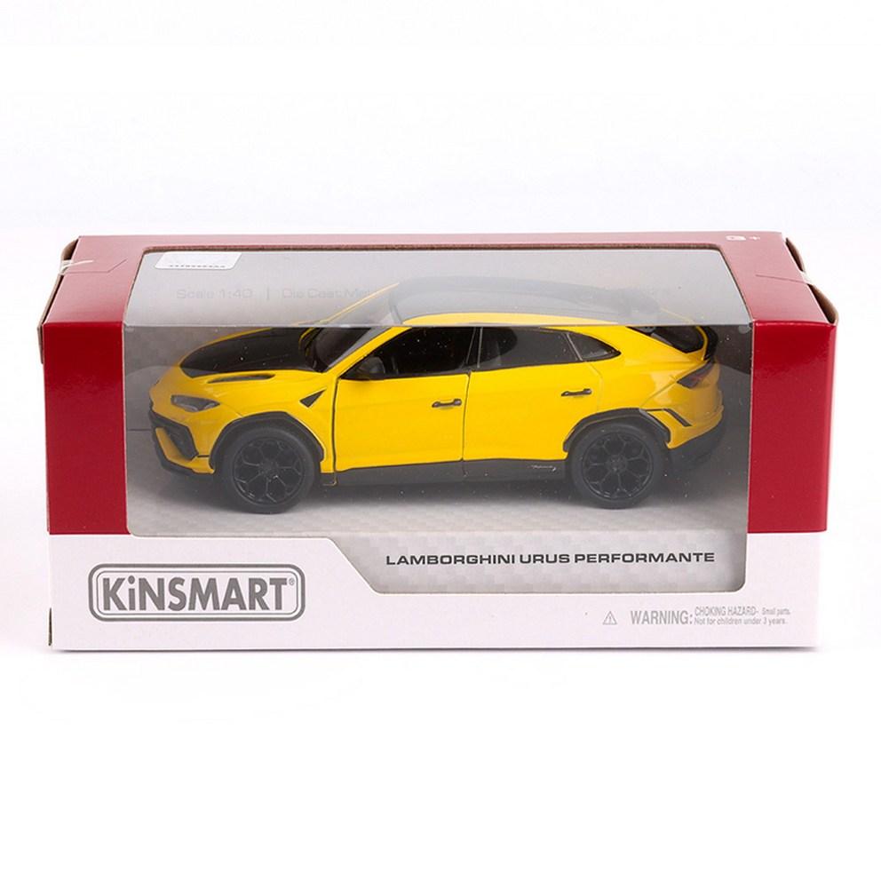 Kinsmart Lamborghini Urus Performante KT5447W Металлическая модель автомобиля, Желтый
