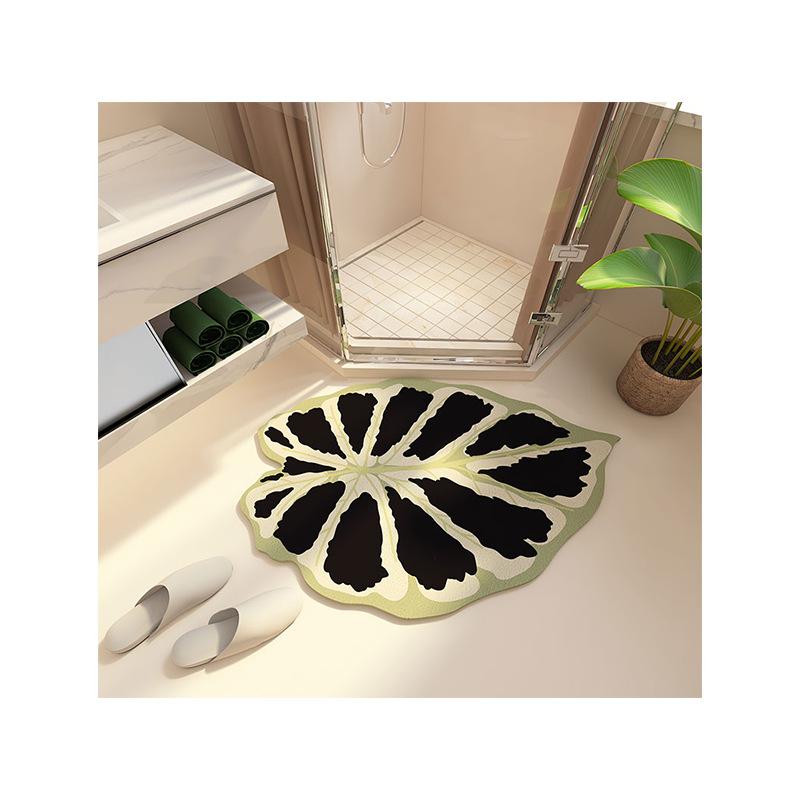 Nordic Wind Diatom Mud Mat Toilet Door Absorbent Quick Drying Mat Household Non-slip Mat
