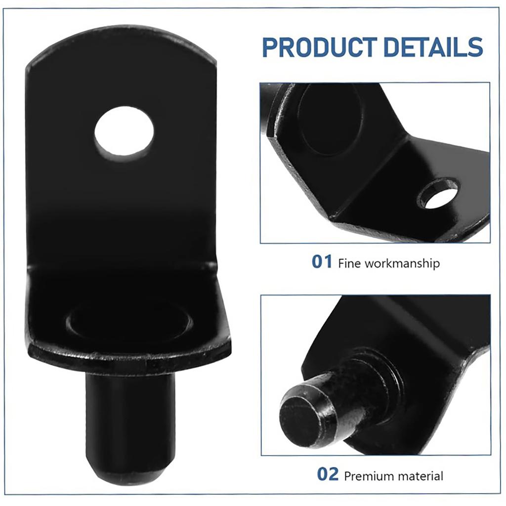20Pcs L-Shaped Corner Brackets With Screws 5mm Thickness For Furniture Assembly