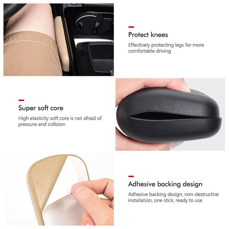 Leather Car Knee Pad Elastic Cushion Thigh Support Accessories For Alfa Romeo Giulietta GT 159 147 156 Mito Brera Giulia Spider
