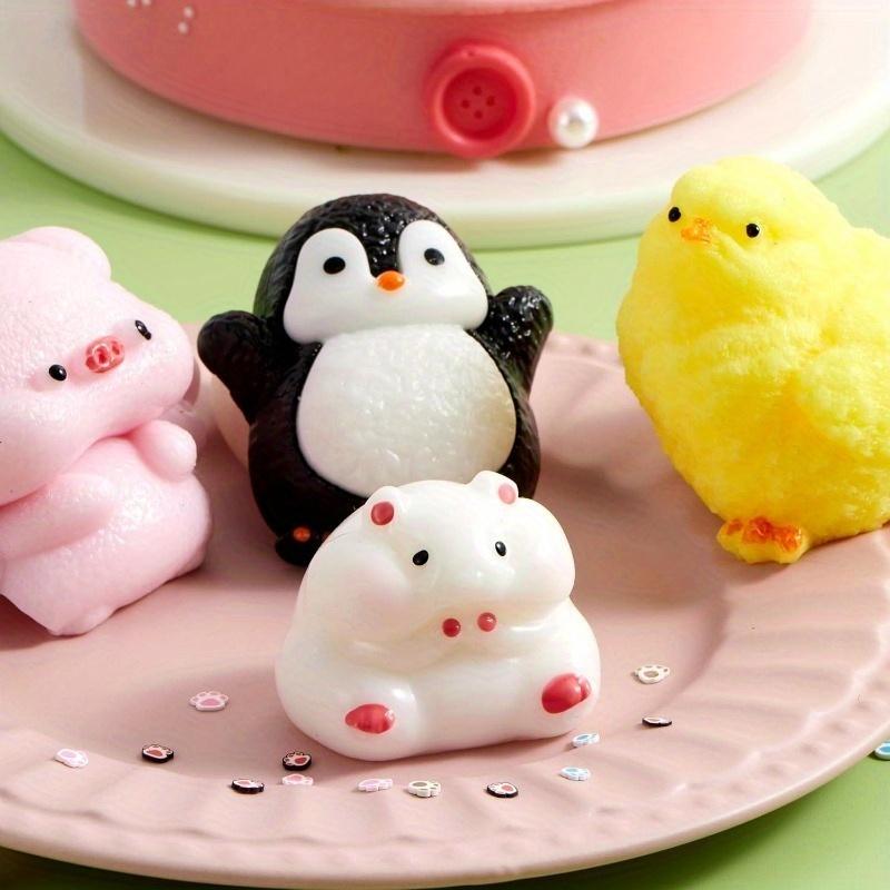 1 random -Pack Animal Taba Toys, Ultra-Soft Colorful Fufu Toys, Chick Taba Squishy Toys
