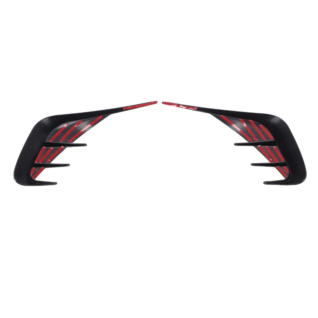 Пара спойлеров на боковые вентиляционные отверстия заднего бампера, глянцево-черные, спортивный вид, аэродинамические для универсала 3 серии G21 M