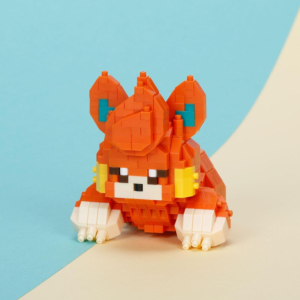 Kawada Nanoblock Pamo RS Возраст 12 и Интерьерное хобби Pokémon NBPM_R07, 4x14x18см, Вверх,