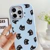 LZ8 Cartoon Cat Cute Art Soft Phone Case for Samsung S24 Ultra S23 Plus S21 FE A16 A54 A34 A52 A06 Infinix Hot 40 30i Lens Protection Shockproof Cover