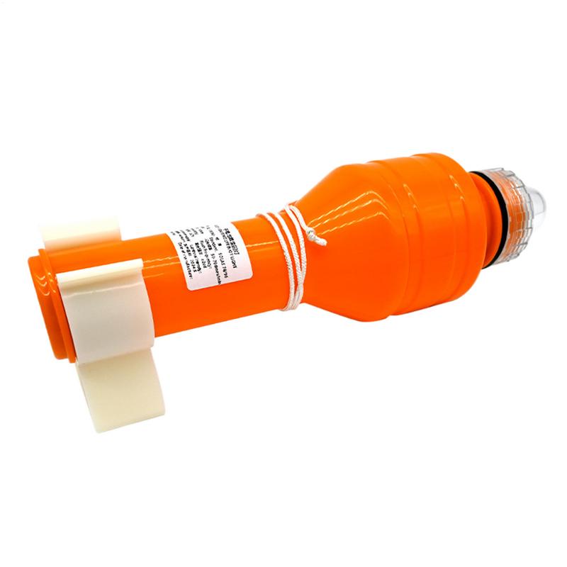 Самозажигающийся спасательный круг Светодиодный фонарь Морские фальшфейеры Мигающий сигнальный фонарь высокой видимости Бортовые огни для рыбалки, каякинга