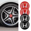 MPC4 4Pcs Car Accessories Wheel Hub Center Metal Decals Sticker For Honda Civic Fit Jazz Accord Pilot CRV Odyssey Passport City HRV