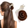 Snail-shaped Hair Claw Animal Shape Hair Clip Non-Slip Metal Spring Acetic Acid Hair Claw Back Head Hair Clip Hair Accessories