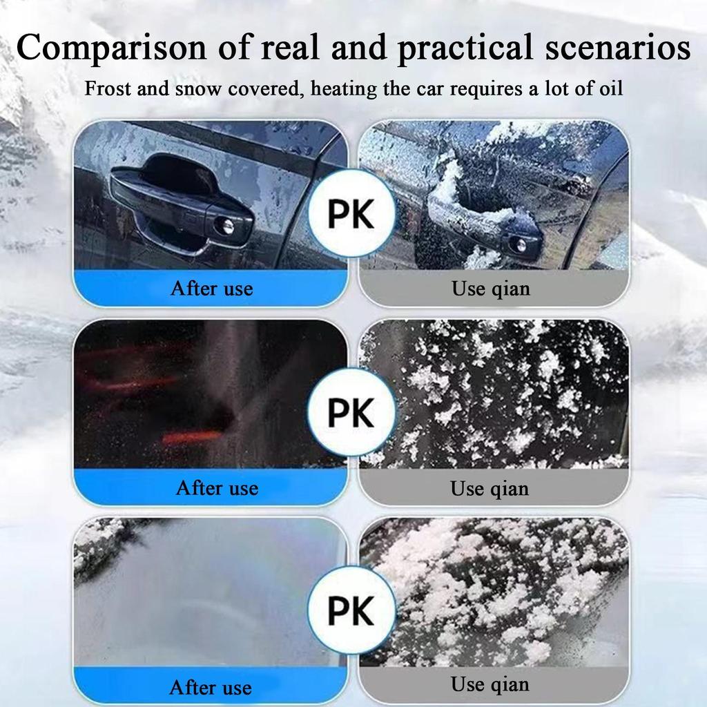 Window Deicer Spray Snow Melting Spray Snow Removal Liquid For Morning Commutes Before Trips Roadside Assistance Winter