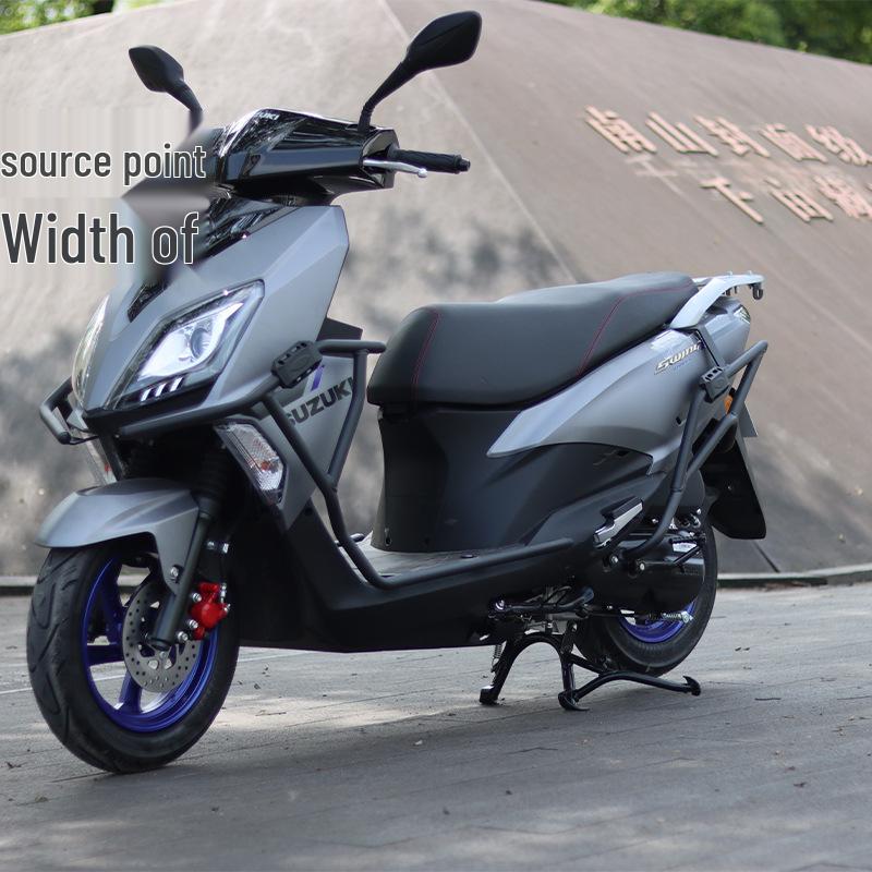 Легкий Мотоцикл Suzuki UY125 Защитные Противоударные Дуги - Передний и Задний Бамперы из Углеродистой Стали