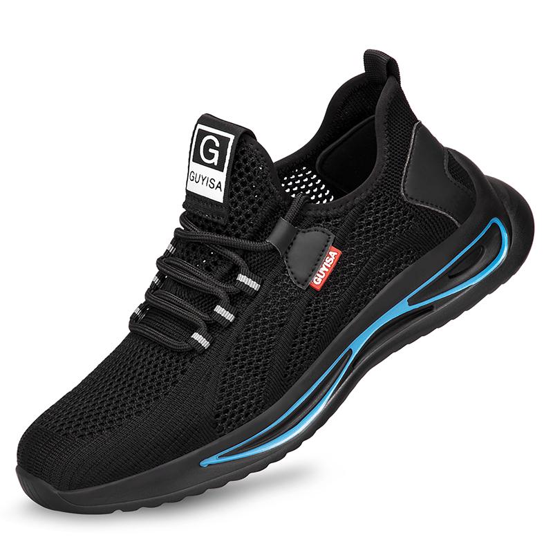 Indestructible Sneakers Men Work Shoes Breathable Anti-Smash And Puncture Work Shoes Boots Dropshipping