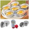 50Pcs Food Grade Aluminum Tin Foil Baking Pans Non-stick Tinfoil Tray Cupcake Mold Egg