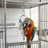 Нержавеющая сталь Птичья Цепочка Колокольчики Игрушки Устойчивые к укусам Сладкий Звук Попугай Игрушка для грызения Точилка для когтей Ржавчина-устойчивая Подвесная игрушка для клетки птиц