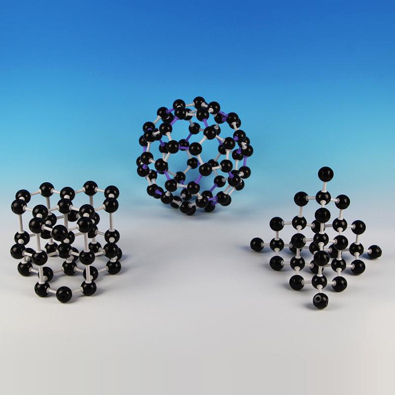 Модель Фуллерена Углерод-60 C60 Кристалл Учебное пособие - Аллотропная модификация Углерода