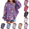 Sweatshirts For Teen Girls Hoodies Long Sleeve Drawstring Pullover Cute Printed Hoodie Top