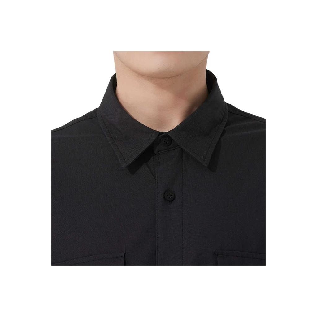 Timberland Спортивная повседневная рубашка-поло с длинным рукавом для мужчин, черная A42XU-001