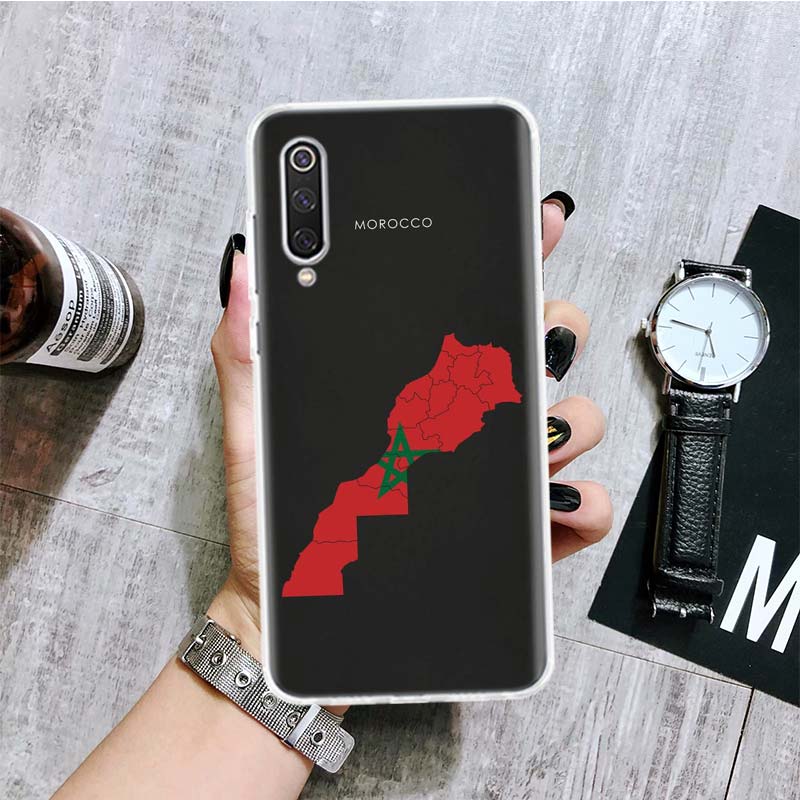 Morocco Flag Phone Case For Xiaomi Poco X7 X6 X5 Pro F7 Ultra Redmi 15C 15 13 13C 12 12C 10 10A 10C 9 9A 9C 9T Cover Poco X6 X5