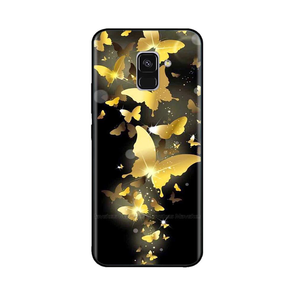 Чехол для Samsung Galaxy A8 2018 Мягкий ТПУ Задняя крышка телефона Для Samsung A8 Plus 2018 A730 Чехол GalaxyA8 A 8 Силиконовый бампер Coque