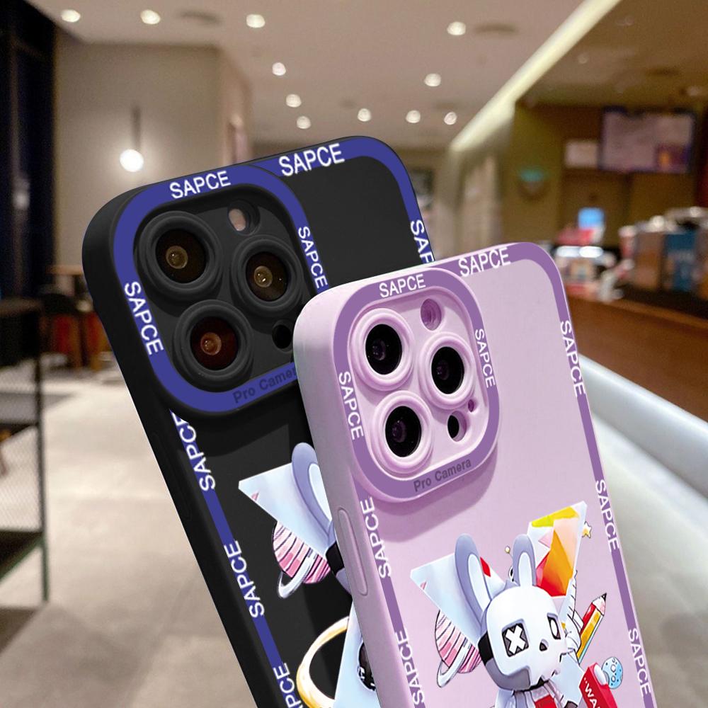 Phone Case Soft Rubber TPU Cellphone Casing Full Cover Camera Protection Design Shockproof Cover for Samsung