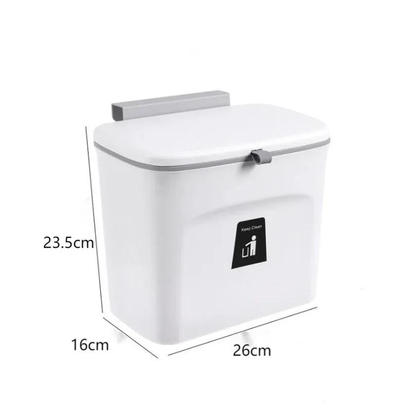Car Trash Can Portable Durable Foldable Hanging Car Storage Bucket Chair Back Oxford Cloth Storage Bag Trash Can 1pc