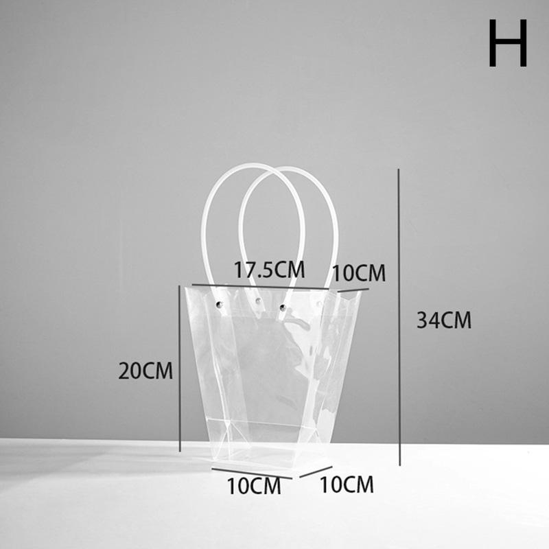 Прозрачные пакеты из ПВХ, сумки, подарочные пакеты, цветочные пакеты, упаковочные пакеты, подарочные пакеты, флорист, цветочный материал