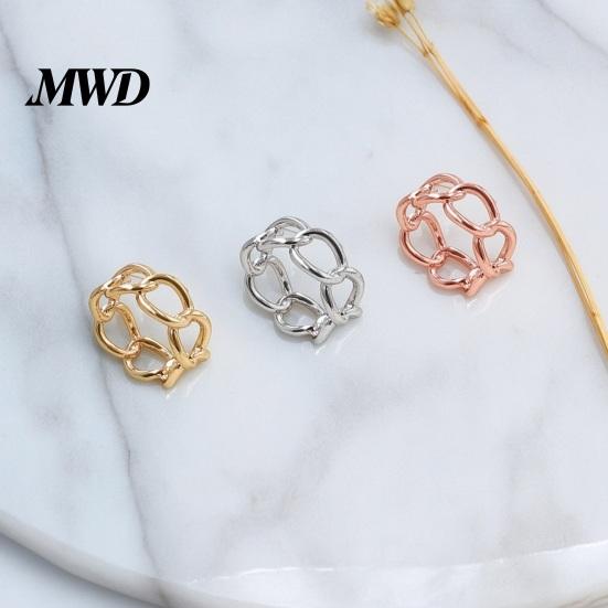 Anti-oxidation Scarf Clip Hollow Chain Ring, Modern Retro Accessory Fashion Holder for Women Shirts Shawls Neckerchiefs Decorative Ring