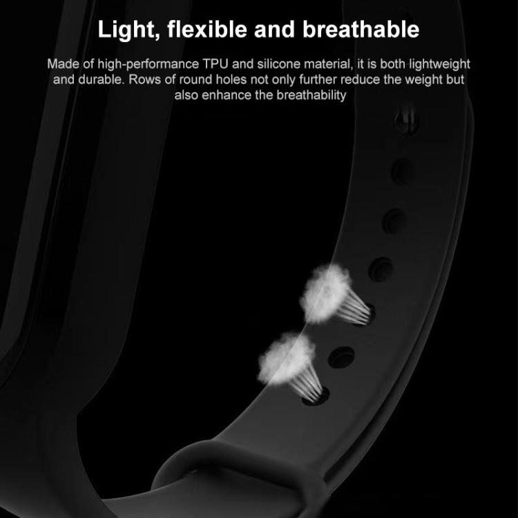 Solid Color Integrated‑Cover Silicone Watch Band for Xiaomi Smart Band 10 9 8, Replacement Strap, Strap Only